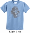Kids Yoga Shirt 3D Ganesha Lights Tee T-Shirt