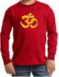 Kids Yoga Shirt 3D OM Long Sleeve