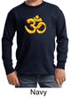 Kids Yoga Shirt 3D OM Long Sleeve