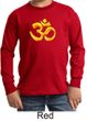 Kids Yoga Shirt 3D OM Long Sleeve