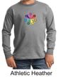 Kids Yoga Shirt 7 Chakra Circle Long Sleeve Tee T-Shirt