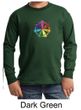 Kids Yoga Shirt 7 Chakra Circle Long Sleeve Tee T-Shirt