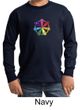 Kids Yoga Shirt 7 Chakra Circle Long Sleeve Tee T-Shirt