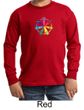 Kids Yoga Shirt 7 Chakra Circle Long Sleeve Tee T-Shirt