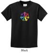 Kids Yoga Shirt 7 Chakra Circle Tee T-Shirt