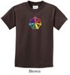 Kids Yoga Shirt 7 Chakra Circle Tee T-Shirt