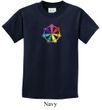 Kids Yoga Shirt 7 Chakra Circle Tee T-Shirt
