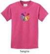 Kids Yoga Shirt 7 Chakra Circle Tee T-Shirt