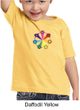 Kids Yoga Shirt 7 Chakra Circle Toddler Tee T-Shirt