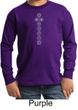 Kids Yoga Shirt 7 Chakras Meditation Youth Long Sleeve Shirt