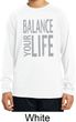 Kids Yoga Shirt Balance Your Life Dry Wicking Long Sleeve Tee T-Shirt