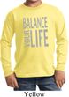 Kids Yoga Shirt Balance Your Life Long Sleeve Tee T-Shirt