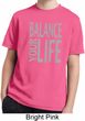 Kids Yoga Shirt Balance Your Life Moisture Wicking Tee T-Shirt