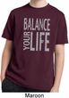 Kids Yoga Shirt Balance Your Life Moisture Wicking Tee T-Shirt