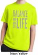Kids Yoga Shirt Balance Your Life Moisture Wicking Tee T-Shirt