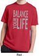 Kids Yoga Shirt Balance Your Life Moisture Wicking Tee T-Shirt