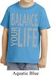 Kids Yoga Shirt Balance Your Life Toddler Tee T-Shirt