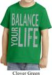 Kids Yoga Shirt Balance Your Life Toddler Tee T-Shirt