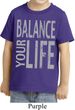 Kids Yoga Shirt Balance Your Life Toddler Tee T-Shirt