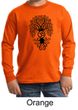 Kids Yoga Shirt Black Bodhi Tree Long Sleeve Tee T-Shirt