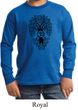 Kids Yoga Shirt Black Bodhi Tree Long Sleeve Tee T-Shirt