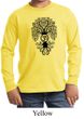 Kids Yoga Shirt Black Bodhi Tree Long Sleeve Tee T-Shirt