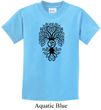 Kids Yoga Shirt Black Bodhi Tree Tee T-Shirt