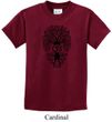 Kids Yoga Shirt Black Bodhi Tree Tee T-Shirt