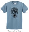Kids Yoga Shirt Black Bodhi Tree Tee T-Shirt