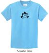 Kids Yoga Shirt Black Namaste Lotus Tee T-Shirt