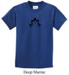 Kids Yoga Shirt Black Namaste Lotus Tee T-Shirt