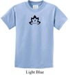 Kids Yoga Shirt Black Namaste Lotus Tee T-Shirt