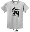 Kids Yoga Shirt Black Tibetan Om Tee T-Shirt
