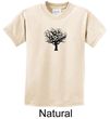Kids Yoga Shirt Black Tree of Life Youth Tee T-Shirt
