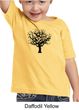 Kids Yoga Shirt Black Tree of Life Toddler Tee Shirt