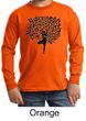 Kids Yoga Shirt Black Tree Pose Long Sleeve Tee