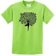 Kids Yoga Shirt Black Tree Pose Tee T-Shirt