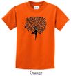 Kids Yoga Shirt Black Tree Pose Tee T-Shirt