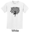 Kids Yoga Shirt Black Tree Pose Tee T-Shirt