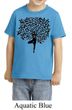 Kids Yoga Shirt Black Tree Pose Toddler Tee T-Shirt