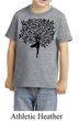Kids Yoga Shirt Black Tree Pose Toddler Tee T-Shirt