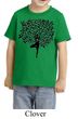 Kids Yoga Shirt Black Tree Pose Toddler Tee T-Shirt