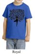 Kids Yoga Shirt Black Tree Pose Toddler Tee T-Shirt