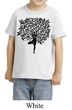 Kids Yoga Shirt Black Tree Pose Toddler Tee T-Shirt