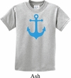 Kids Yoga Shirt Blue Anchor Tee T-Shirt