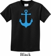 Kids Yoga Shirt Blue Anchor Tee T-Shirt