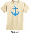 Kids Yoga Shirt Blue Anchor Tee T-Shirt