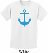 Kids Yoga Shirt Blue Anchor Tee T-Shirt