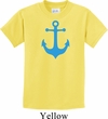 Kids Yoga Shirt Blue Anchor Tee T-Shirt
