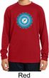 Kids Yoga Shirt Blue Vishuddha Dry Wicking Long Sleeve Tee T-Shirt